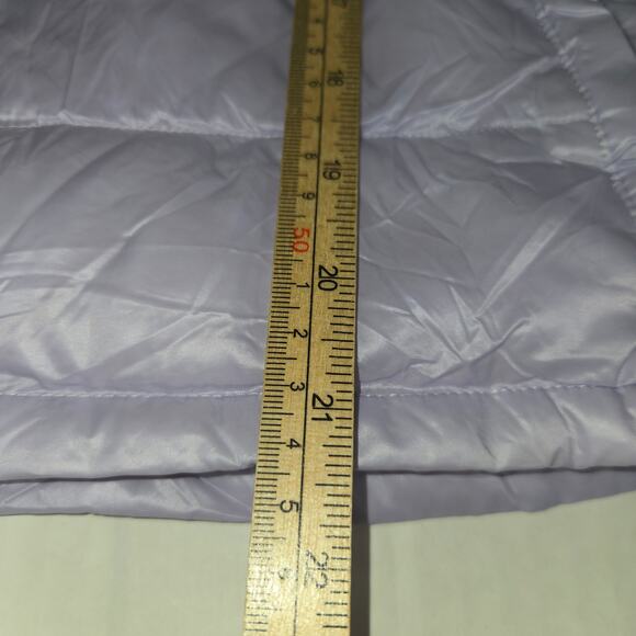 Uniqlo Womens Medium Down Puffer Vest Coat Purple Lightweight Snow Ski Outdoors - Picture 7 of 11